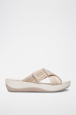 Mules compensées Arla - Beige