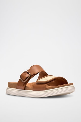 Mules en cuir Arwell - Marron