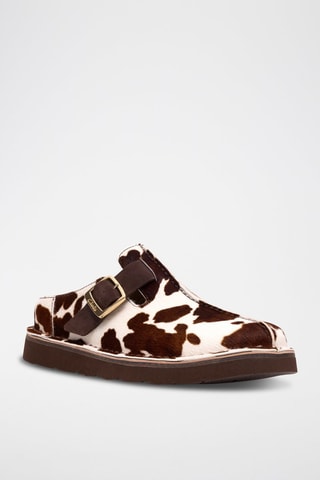 Mules en cuir Solsbury - Blanc
