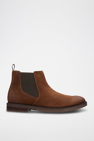 Boots Chelsea en nubuck Paulson - Marron