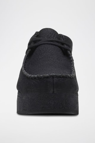 Low boots plateformes en nubuck Wallacraft - Noir