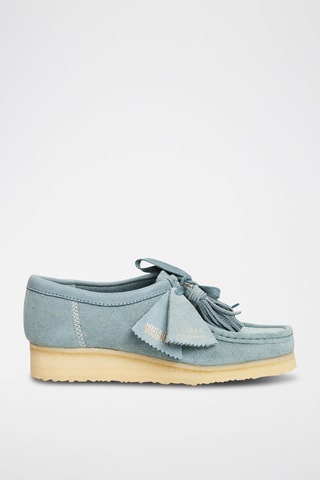 Mocassins en nubuck Wallabee - Ciel
