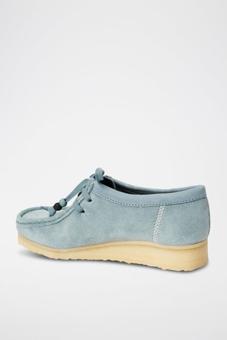 Mocassins en nubuck Wallabee - Ciel