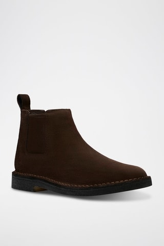 Bottines Chelsea en nubuck Desert - Marron