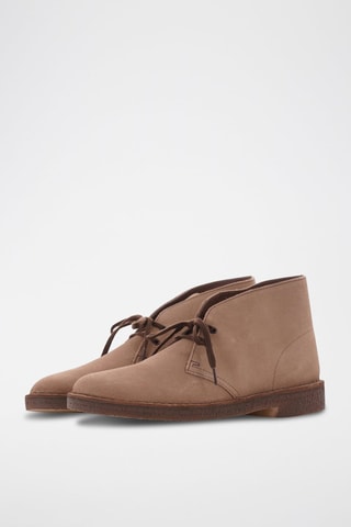 Bottines en nubuck Desert - Marron clair