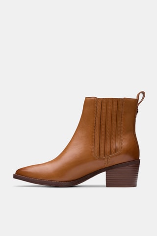 Bottines Chelsea en cuir Morzine - Marron