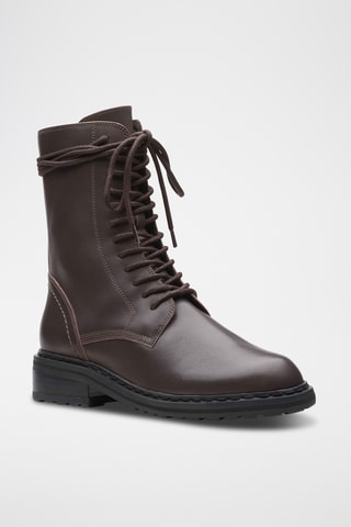 Bottines en cuir Tilham - Marron