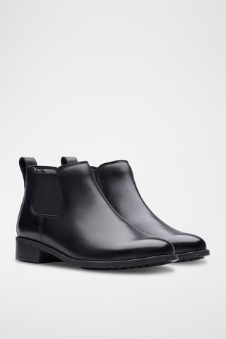 Bottines Chelsea en cuir Havisham - Noir