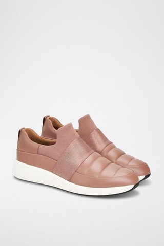 Sneakers en cuir Rio - Vieux rose