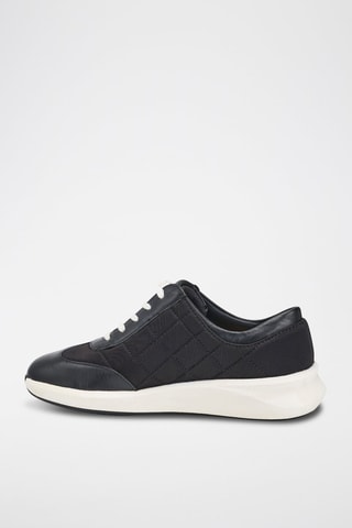 Baskets en cuir Un Rio Stitch - Noir