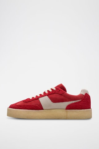 Baskets en nubuck Tor - Rouge