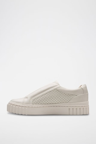 Slip-on plateformes en cuir Mayhill - Blanc cassé