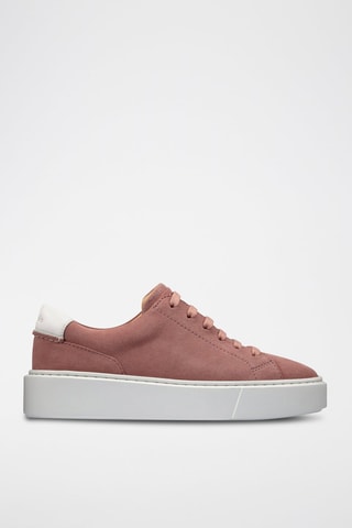 Baskets en nubuck Hero Lite - Vieux rose