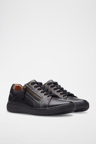 Baskets en cuir Nalle - Noir