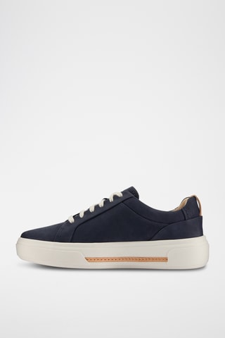 Baskets plateformes en nubuck Hollyhock - Bleu
