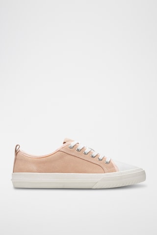 Baskets en nubuck Roxby - Saumon