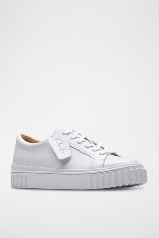 Baskets plateformes en cuir Mayhill - Blanc