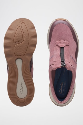 Baskets en nubuck Jaunt Way - Vieux rose