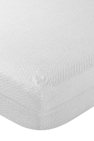 Housse de matelas respirante en coton éponge