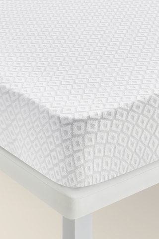 Housse de matelas respirante en coton éponge