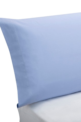 Lot de deux taies d'oreiller 100% coton, 140 fils/cm²