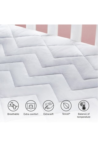 Protège-matelas matelassé thermorégulateur en Tencel™