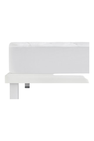 Protège-matelas matelassé à triple barrière respirante
