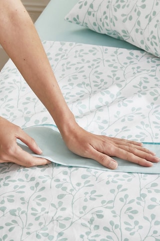 Parure de draps en coton 59 fils/cm² - Vert d'eau