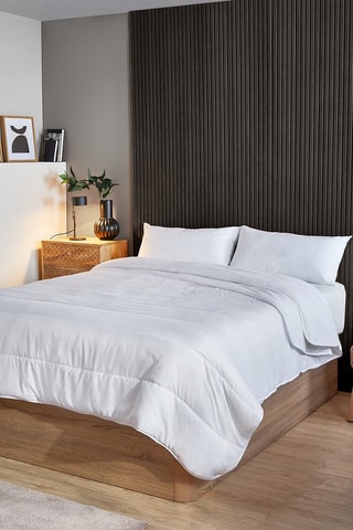 Couette nordique 4 saisons antiacarienne DÚO - 150/300 g/m² - Blanc