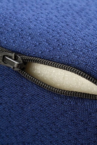 Coussin de jambe ergonomique en viscoélastique, bleu