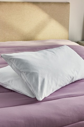 Lot d'oreillers garni à 30% de duvet, double housse