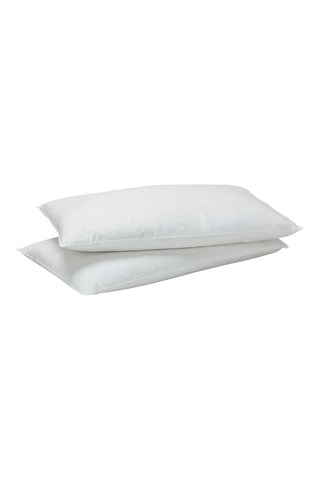 Lot d'oreillers garni à 30% de duvet, double housse