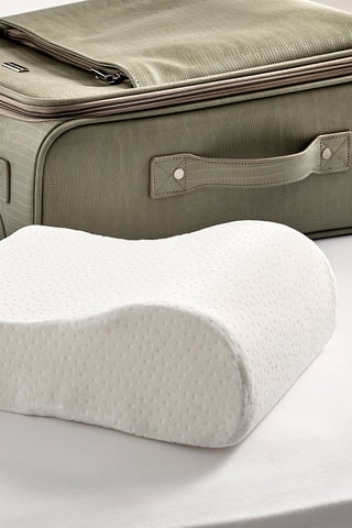 Oreiller de voyage ergonomique en viscoélastique pour la nuque