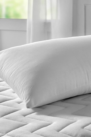 Oreiller en fibres anti-acariens, faible fermeté