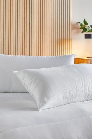 Oreiller en fibres avec traitement anti-acariens, extra doux, fermeté moyenne