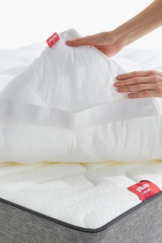 Surmatelas en fibre à triple barrière