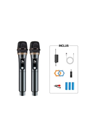 Draadloze Microfoon - 2 pcs - 192 KHz