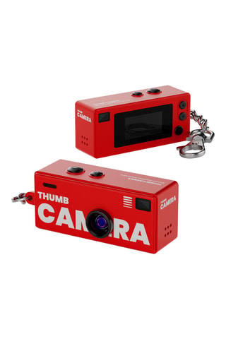 Mini Camera Retro 80 - LCD-scherm 0,96” - Rood
