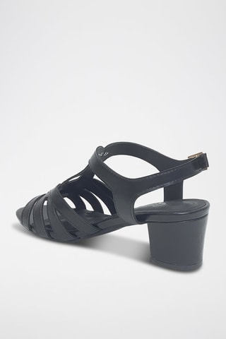 Sandalias de tacón - Negro
