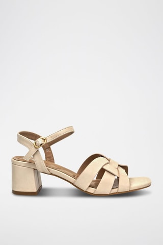 Sandales à talons - Beige