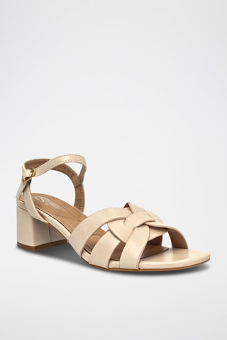 Sandales à talons - Beige