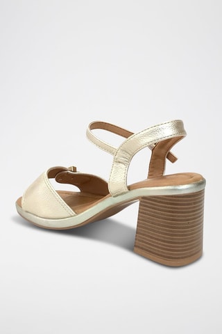 Sandalias de cuña - Dorado