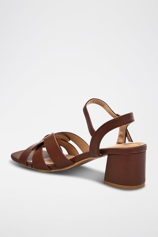 Sandales à talons - Camel