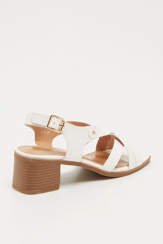 Sandales à talons - Blanc
