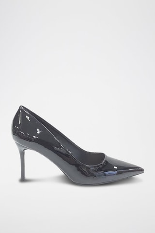 Zapatos con brillo de tacón - Negro