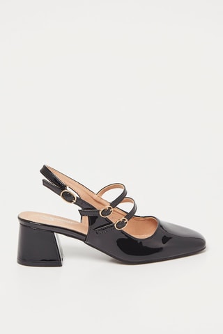 Babies à talons - Noir