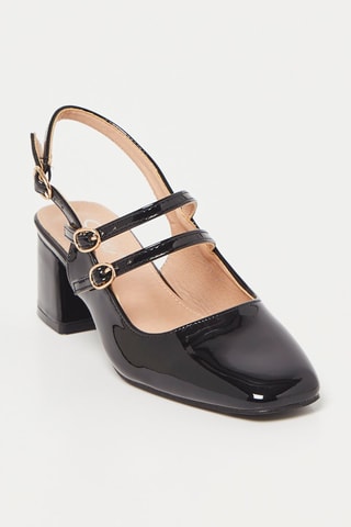 Babies à talons - Noir