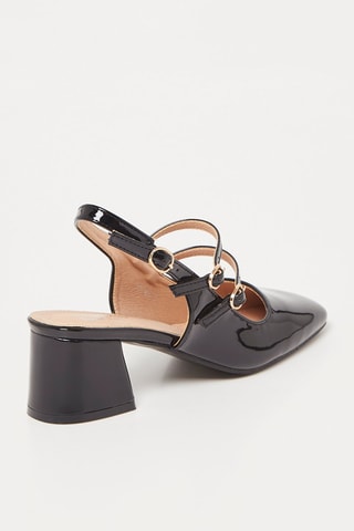 Babies à talons - Noir