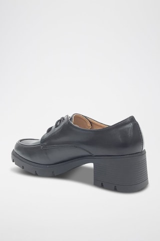 Derbys à talons - Noir