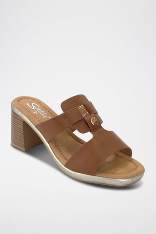 Sandalias de tacón - Camel